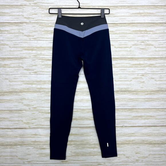 Doverist NWT The Cut Outs Legging Deep Turquoise and Dark Blue - Picture 5 of 9